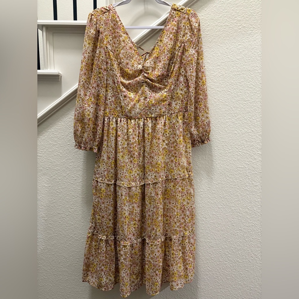 Floral Print Women's Dress